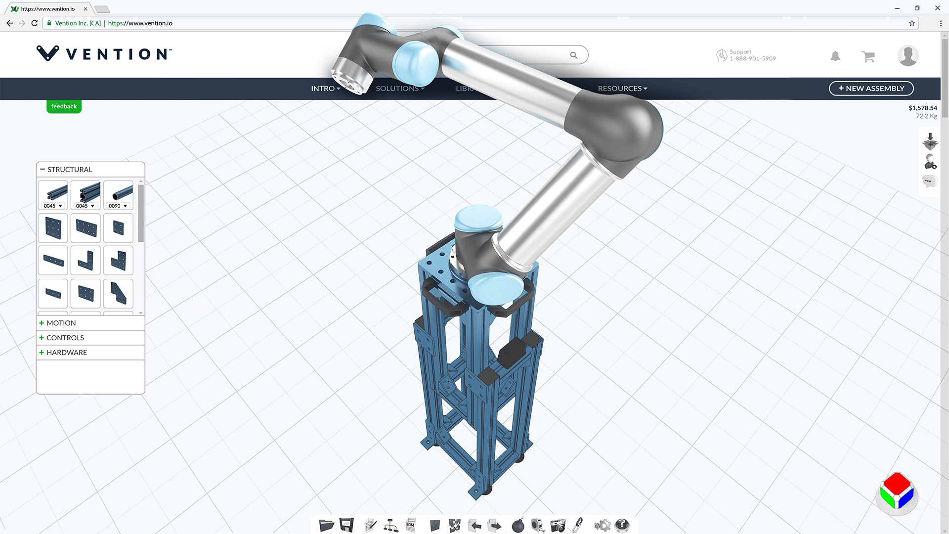 Vention Universal Robots Interface